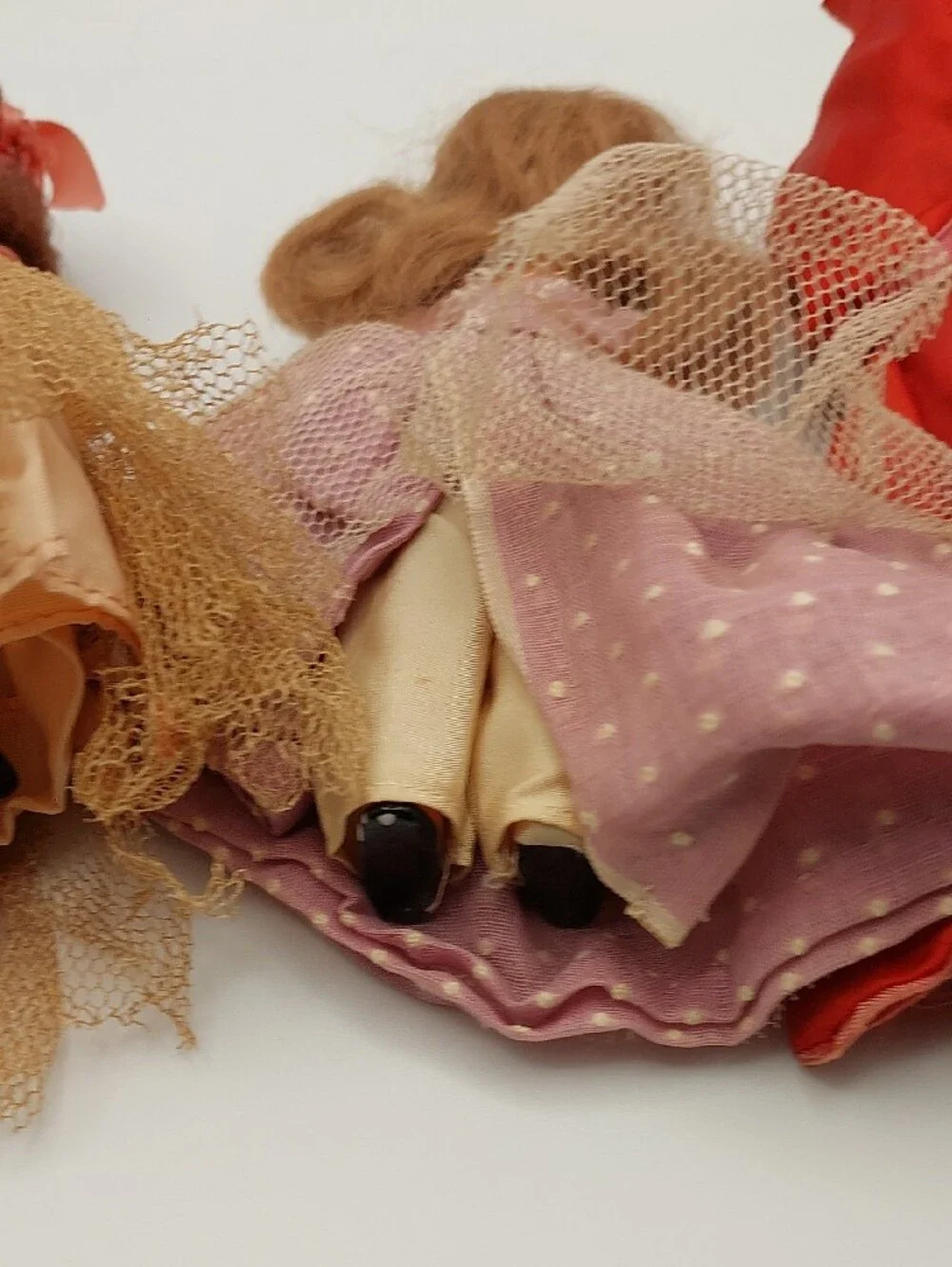 NANCY ANN STORYBOOK LOT 4 Doll Set - Little Red RIDING HOOD VINTAGE
